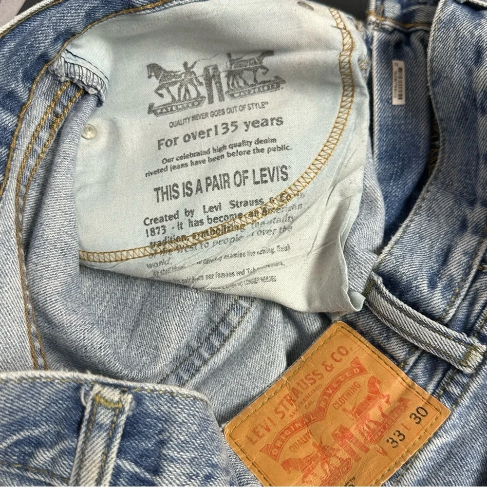 Levi's 505 33 X 30 Mens Jeans Rare Red R Only Tab Read Description